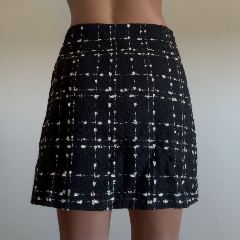 Ted baker Metallic boucle skirt